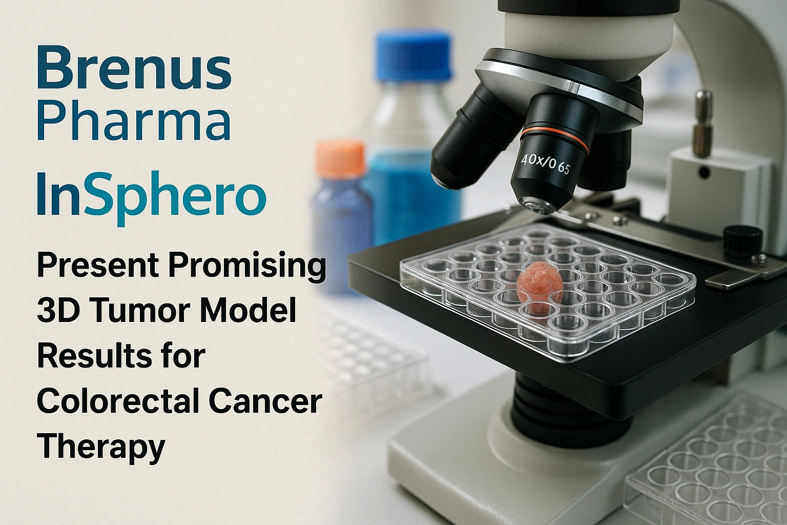 Brenus Pharma and InSphero Present Promising 3D Tumor Model Results for Colorectal Cancer Therapy