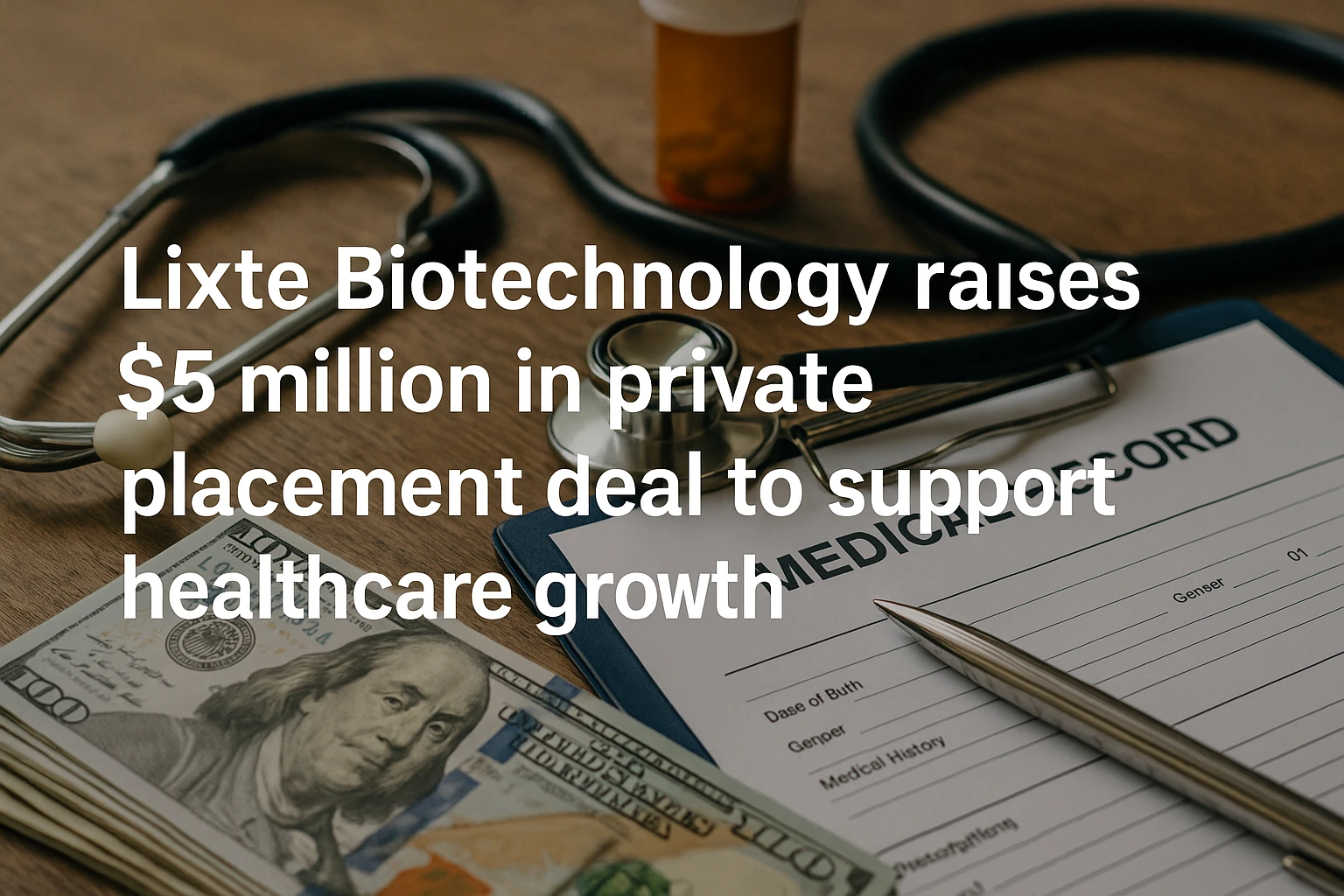 Lixte Biotechnology Secures $5 Million in Private Placement to Boost Growth