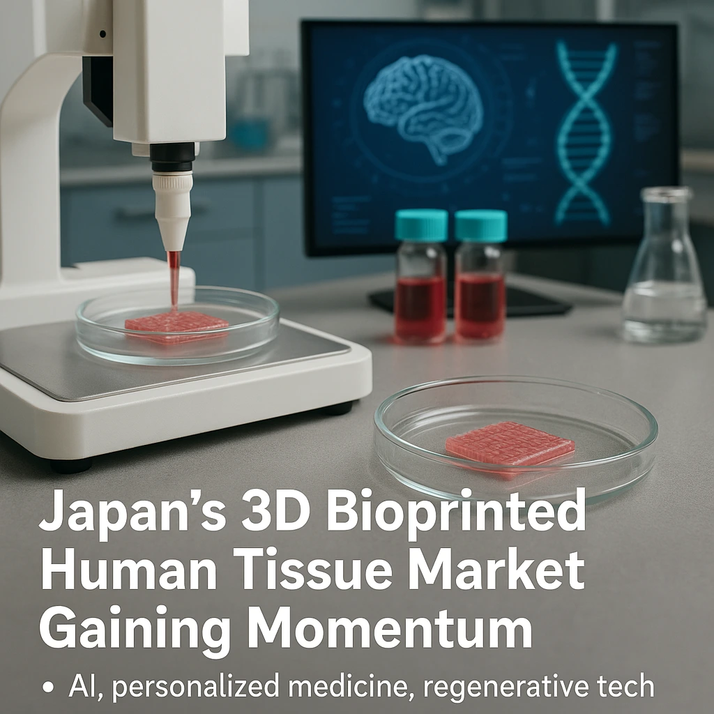 Japan's 3D Bioprinted Human Tissue Market Set to Grow Rapidly by 2025