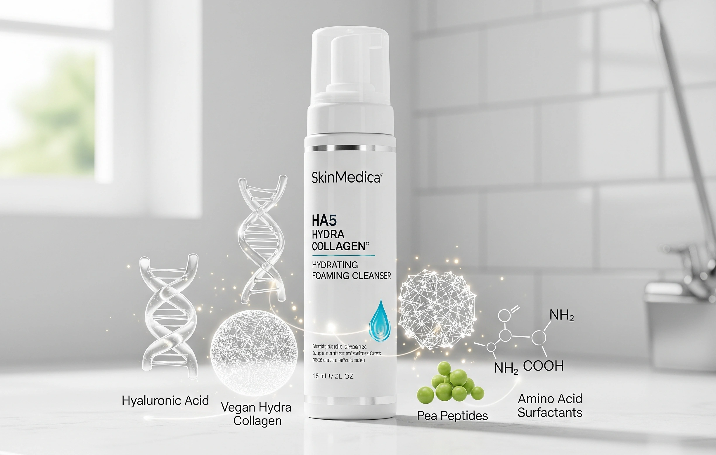 SkinMedica Launches HA5 Hydra Collagen Hydrating Foaming Cleanser for Deep Hydration