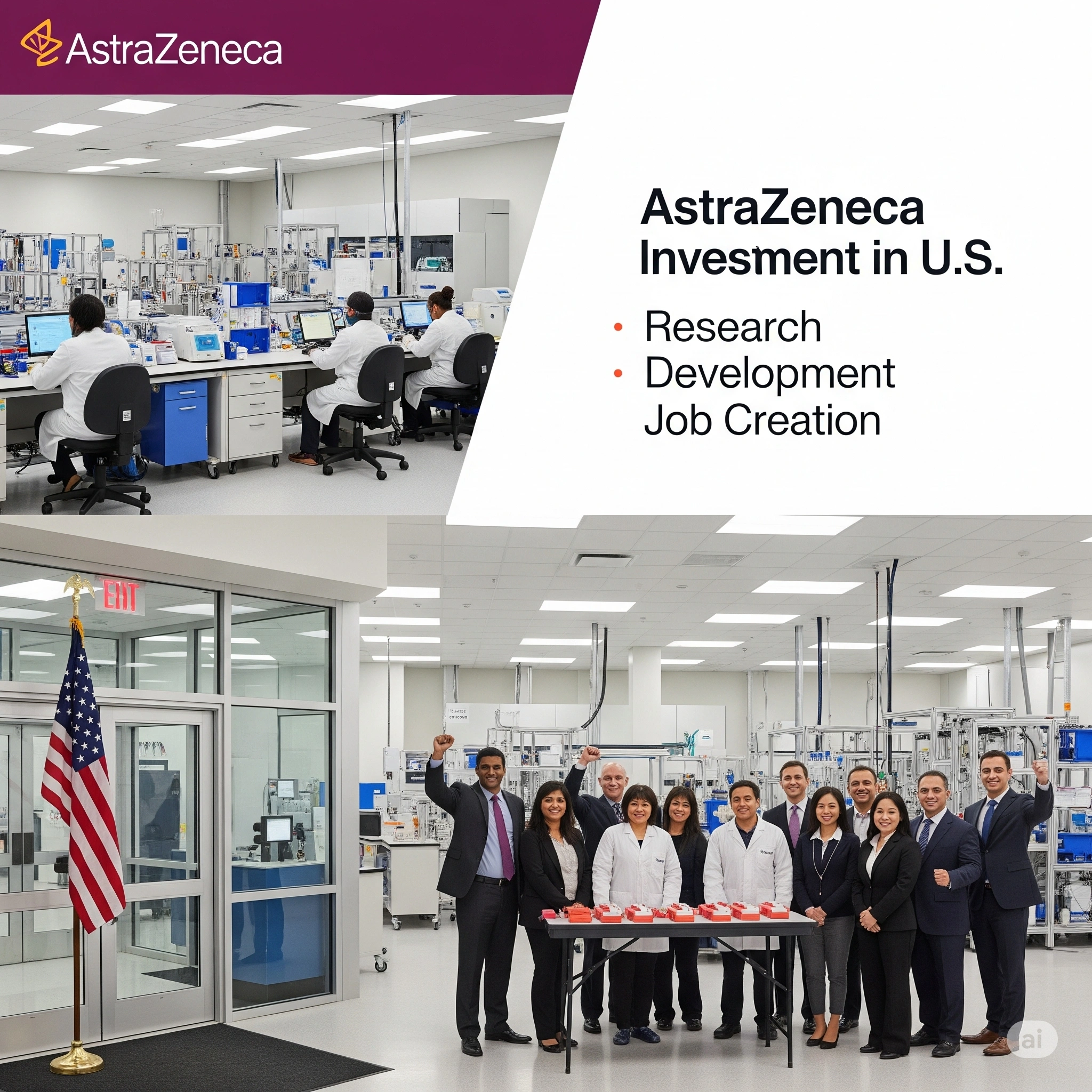 AstraZeneca announces major investment in U.S. manufacturing and research infrastructure