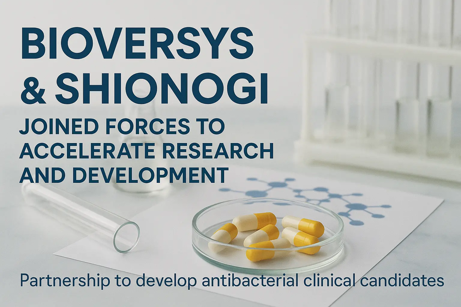 BioVersys and Shionogi Partner to Develop New Antibiotics for Drug-Resistant Infections