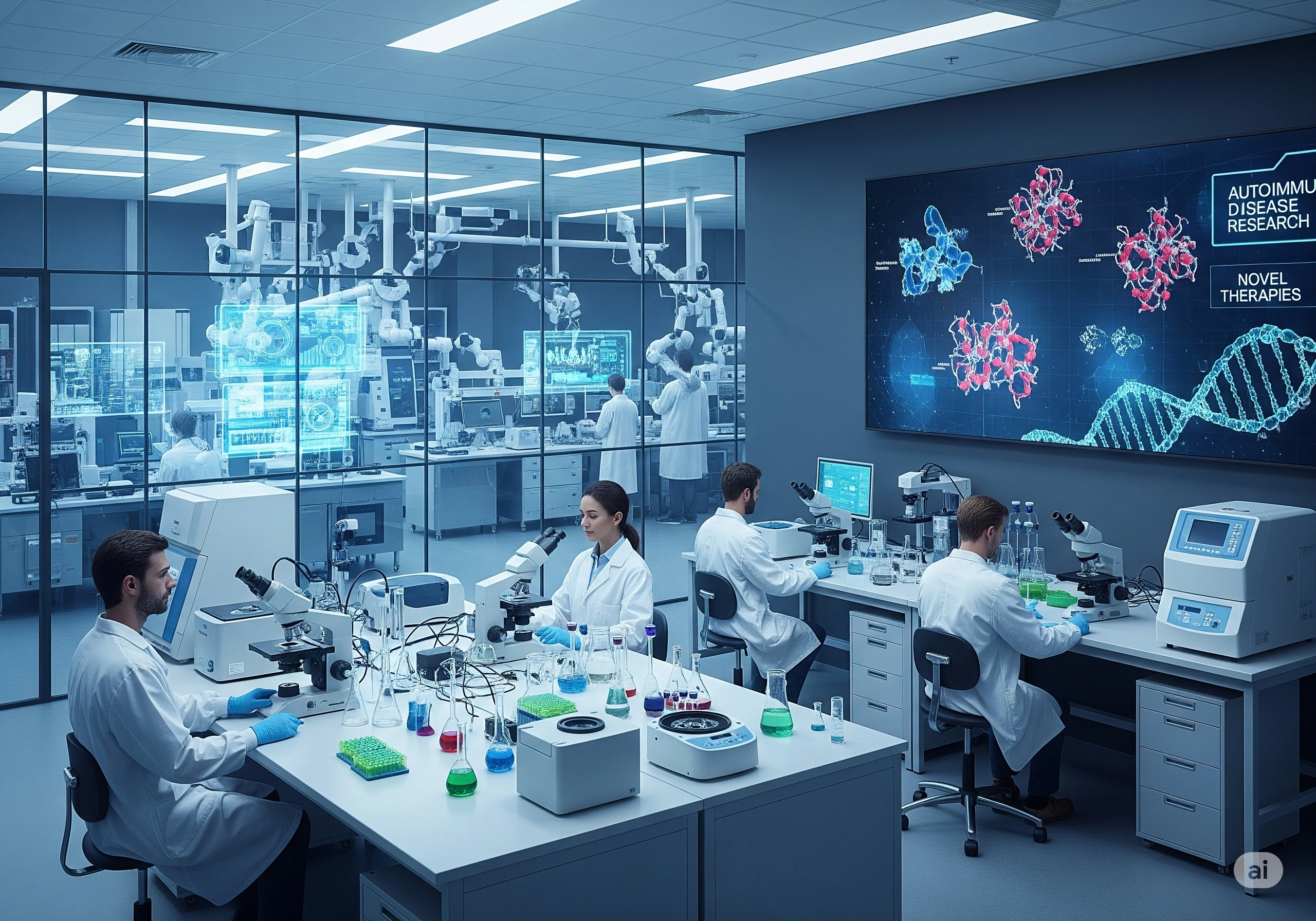 Corporate partnership launch targeting autoimmune disease treatment