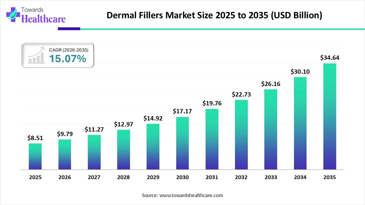 Dermal Fillers Market Size 2025 to 2035 Dermal Fillers Market Trends and Growth (2026)