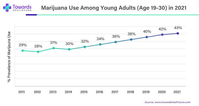 Marijuana Use Among Young Adults (Age 19- 30) in 2021